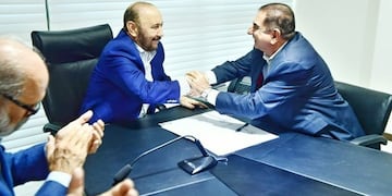Entre el gobernador, Gildo Insfrán y el intendente, Jorge Jofré acordaron el subsidio al transporte