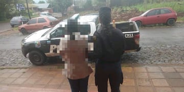 La mujer también se resistió a ser apresada\u002E
