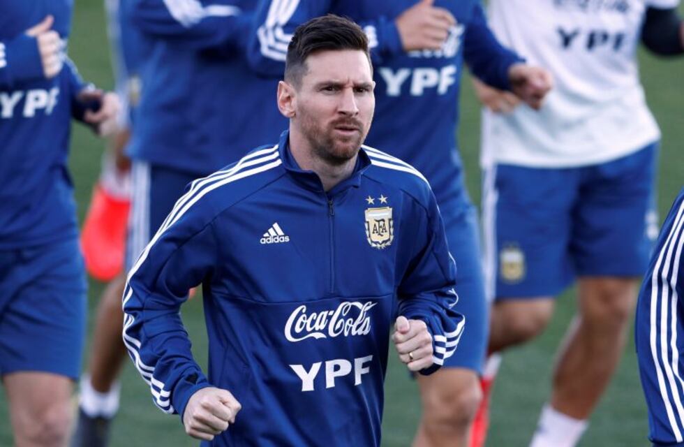 Lionel Messi se entrenó con la Selección Argentina en Madrid