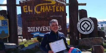 El Chalten - Osvaldo Lezcano, ex combatiente en malvinas<<primer ciudadano >>