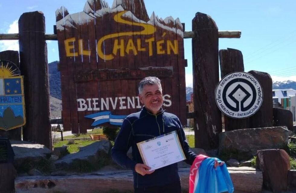 Veterano de Malvinas Visitante Ilustre de El Chaltén