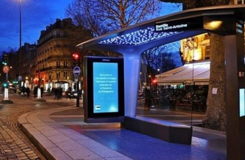 Llegan a San Juan las paradas de colectivos inteligentes