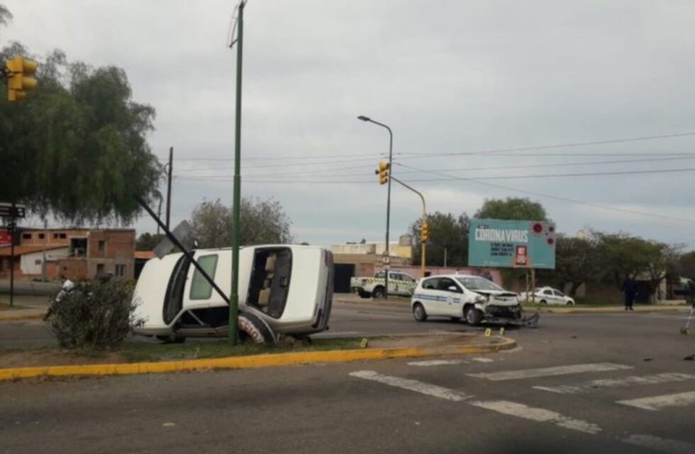 Hay cuarentena pero los accidentes nunca faltan