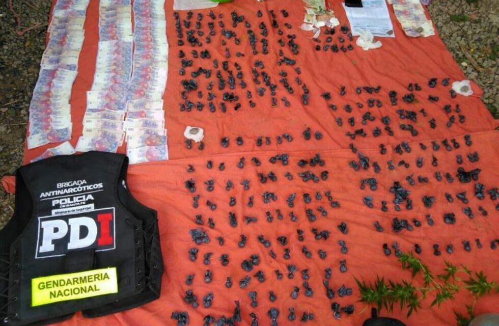 Una decena de operativos antidroga arrojó como saldo nueve detenidos