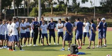 Lionel Scaloni paró su primer equipo como entrenador de la Selección Argentina\u002E