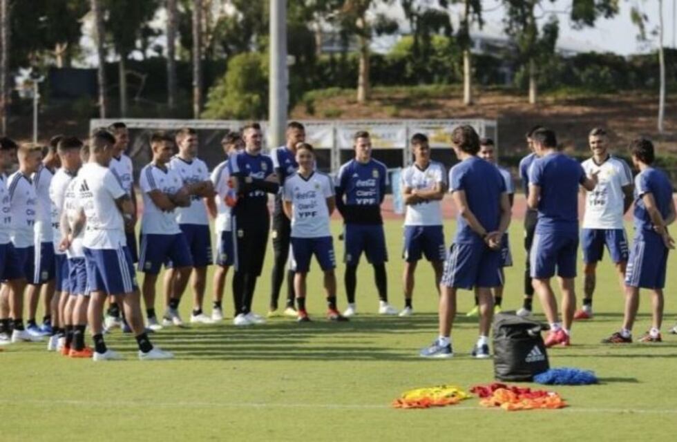 Lionel Scaloni paró su primer equipo como entrenador de la Selección Argentina