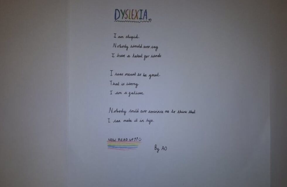 El emotivo poema de una nena de 10 años sobre la dislexia que se hizo viral