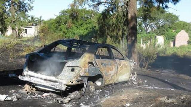Tomó fuego un auto en el que viajaba el ex jugador y DT Daniel Passarella\u002E