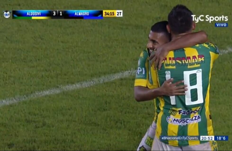 Aldosivi le ganó 3-1 a Almagro y volverá a jugar en Primera