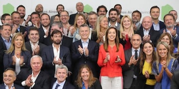 Mauricio Macri con María Eugenia Vidal\u002E