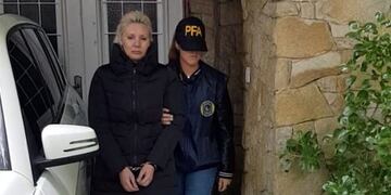 Elizabeth Municoy, detenida desde el domingo pasado en la causa de los cuadernos de las coimas\u002E (Clarín)