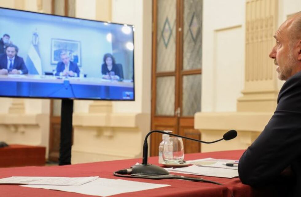 Videoconferencia con Perotti: preocupación presidencial por la suba de casos de coronavirus en Rosario