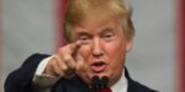 Donald Trump, cuando estaba de campau00f1a en Carolina del Sur.