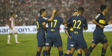 Boca le ganó a San Martín de Tucumán (Foto: Twitter)