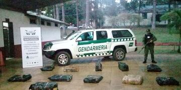 La droga estaba oculta en el monte, cerca de la ruta nacional 12\u002E