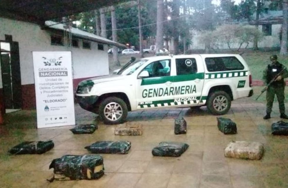 Gendarmería incautó casi 300 kilos de marihuana en Eldorado