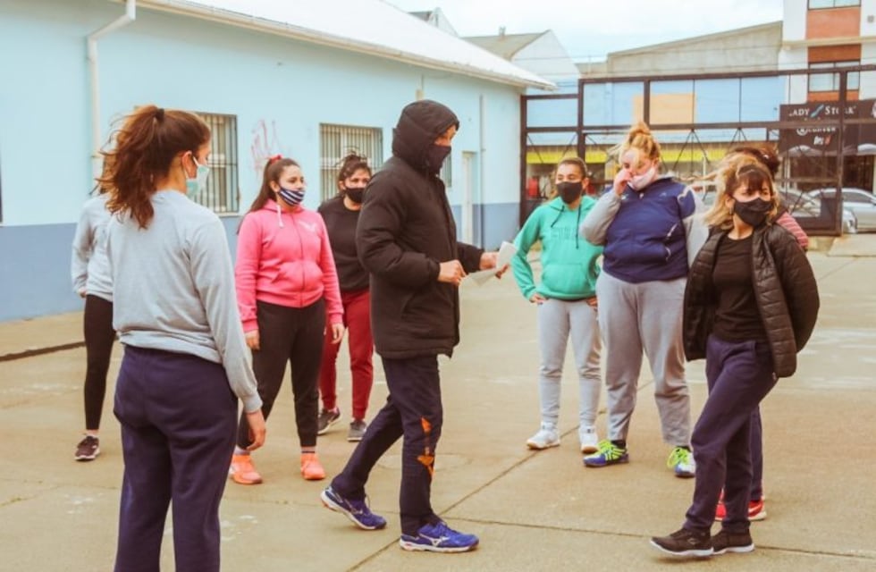 El preseleccionado de Voley Femenino trabajó físicamente de cara a los juego EPADE y de la Araucanía
