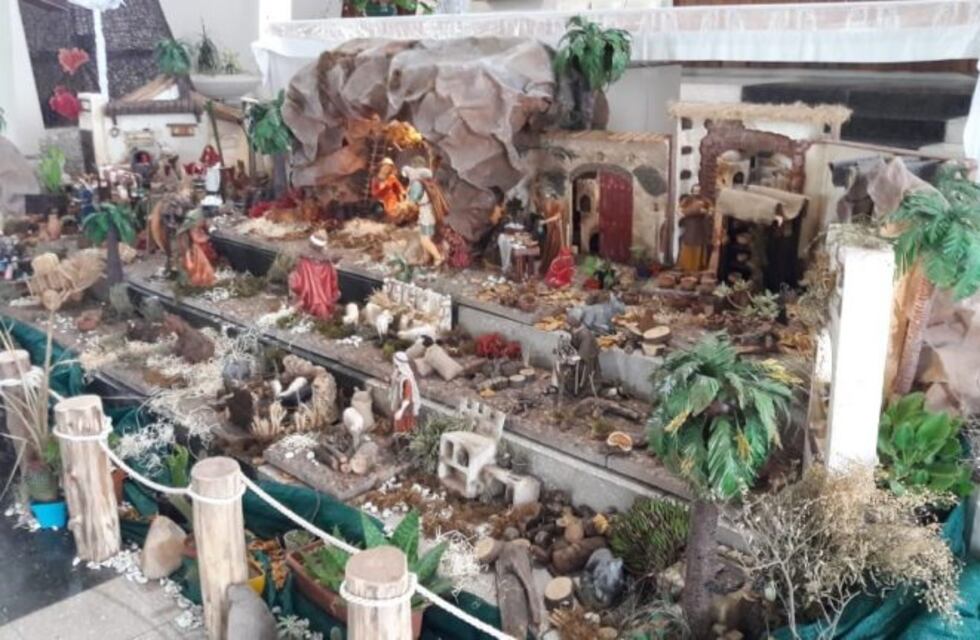 EN FOTOS el pesebre de la Iglesia Nuestra Señora de la Merced de Arroyito