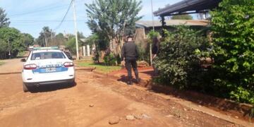 El violento terminó detenido por la Policía de Misiones\u002E