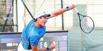 El zurdo cayó ante una de las revelaciones del torneo\u002E (@facubagnis)