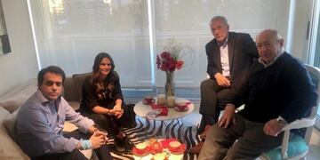 La rosarina compartió parte de su agenda antes de asumir en la Legislatura provincial\u002E (@ameliegranata)