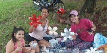 Vecinos del barrio Los Helechos, unidos por una buena causa\u002E