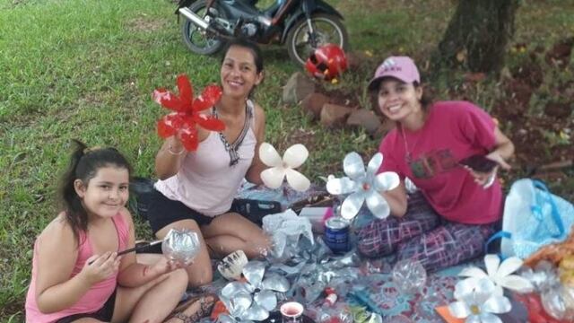 Vecinos del barrio Los Helechos, unidos por una buena causa\u002E