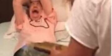 La emocionante reacción de una abuela salteña\u002E