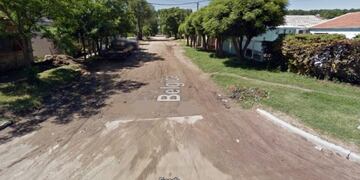 Lugar del homicidio en San Luis\u002E