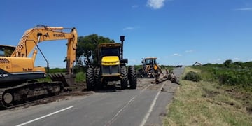 Los trabajos se realizan a un kilómetro del sitio donde se abrió la primera brecha\u002E (@gmalfaro)