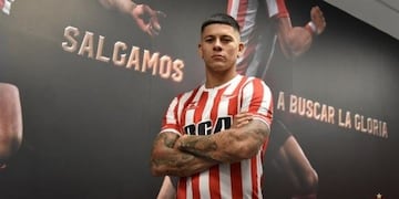 Marcos Rojose está recuperando de una lesión que no le permitió jugar ante River (Estudiantes de La Plata)