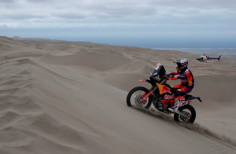 El emotivo gesto de un piloto argentino en el Dakar
