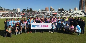 Jugadores y personalidades destacadas en el partido a beneficio de Paloma\u002E