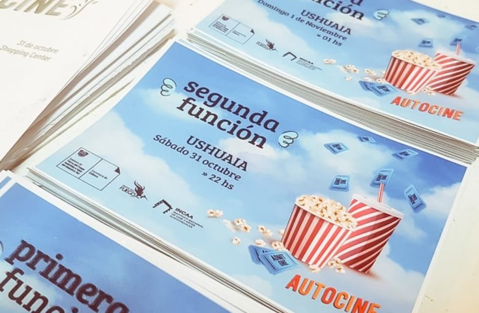 Ushuaia: este sábado se llevará adelante la primera función del autocine