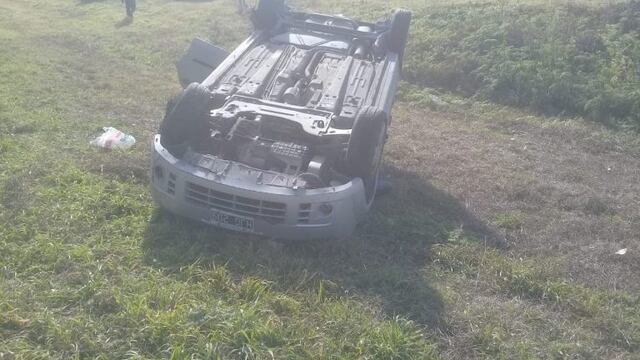 Vuelco Ruta C-45 Km 13 y medio, altura Falda del Carmen\u002E