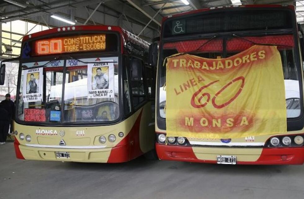 Fracasó la negociación con los choferes de la línea 60 y seguirá el paro