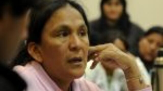 CLAIMA20161125_0105   Milagro Sala  dirigente polu00edtica y social argentina, lu00edder de la Organizaciu00f3n Barrial Tu00fapac Amaru.