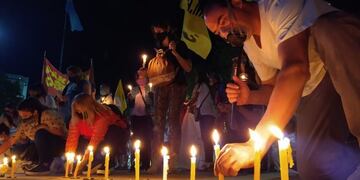 Marcha de antorchas por las víctimas de abuso sexual