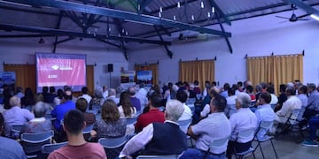 La reunión informativa de la Cooperativa Guillermo Lehmann se concretó este viernes 27 de septiembre en la Sociedad Rural de Rafaela(Prensa Coop\u002E Guillermo Lehmann)