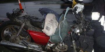 Un hombre muriu00f3 al chocar con un camiu00f3n en la Ruta 33, a la altura de Venado Tuerto