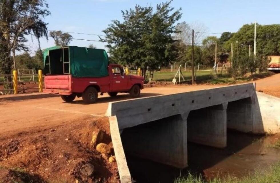 Habilitan un nuevo puente sobre el Arroyo Doce en Andresito