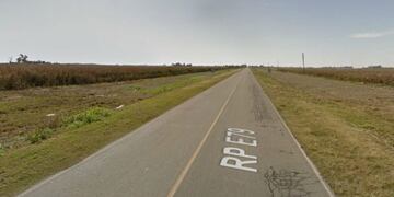 Ruta E-79 en cercanías a Oncativo\u002E