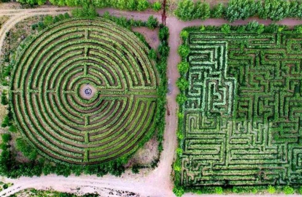 Dos laberintos enormes son la nueva atracción turística de Malargüe