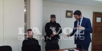 Daniel Alberto Astudillo junto a Guillermo Flores