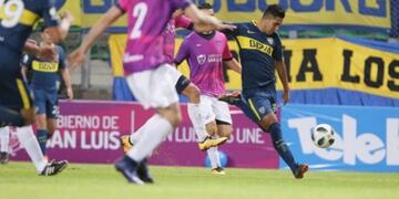 Boca Juniors sigue de festejo, ahora fue en San Luis goleando en el partido amistoso jugado en la ciudad puntana\u002E