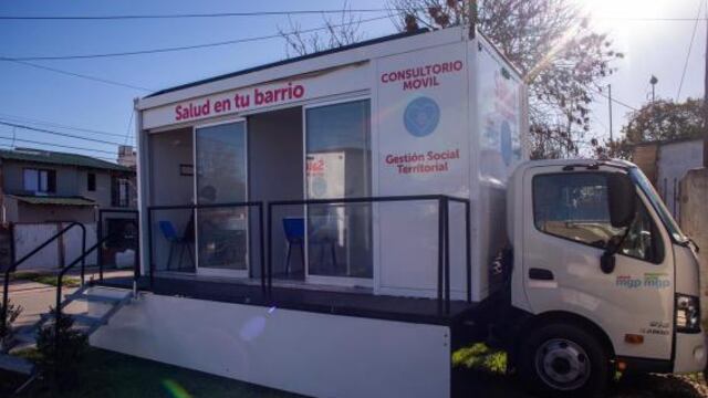 Desde este martes, los móviles sociosanitarios estarán en Canessa esquina Guanahani, en el horario de 9 a 15.