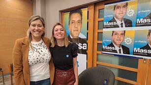 Gabriela Estévez celebra el balotaje de Unión por la Patria.