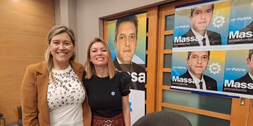 Gabriela Estévez celebra el balotaje de Unión por la Patria.