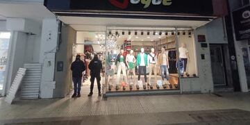 Local comercial del centro de San Luis donde denunciaron trabajo esclavo.