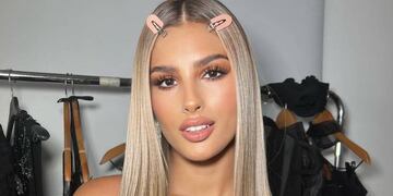 Julieta Poggio deslumbró con un microbikini naranja en Mendoza.